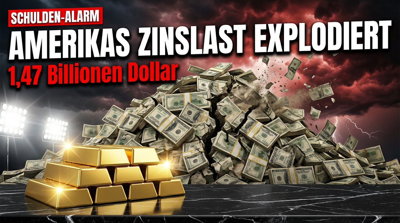 USA überschreiten 40-Billionen-Dollar-Marke bei Schulden und Zinslast