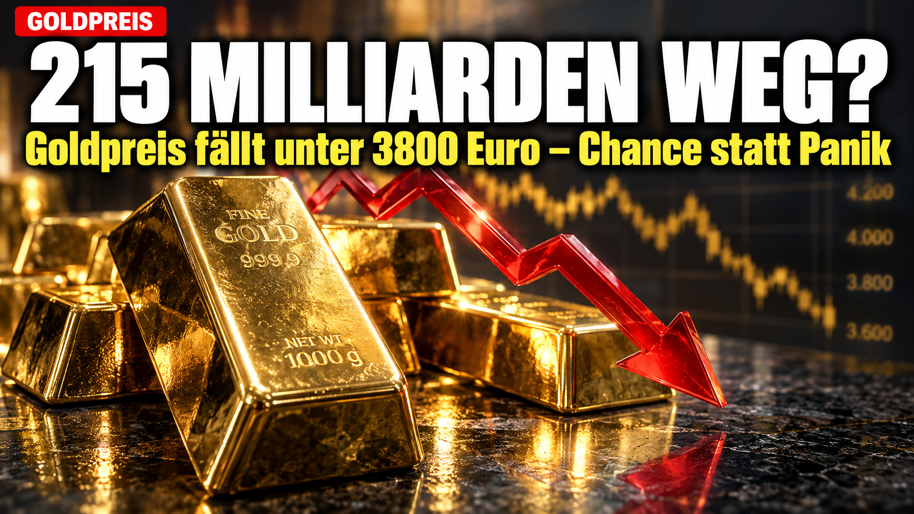 Gold-Rücksetzer: 215 Milliarden weg – oder die Chance des Jahres?