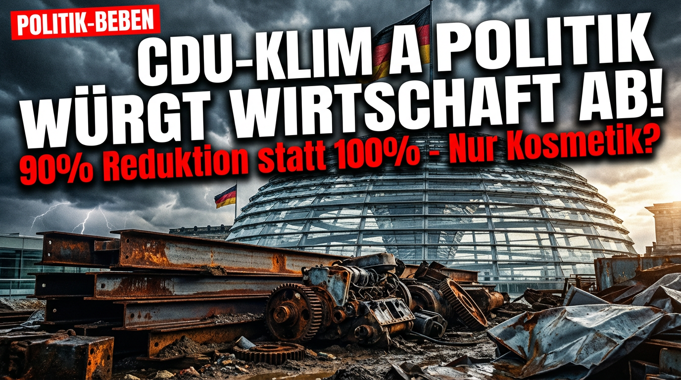 Klimapolitik auf Kosten der Wirtschaft: CDU plant nur kosmetische ...