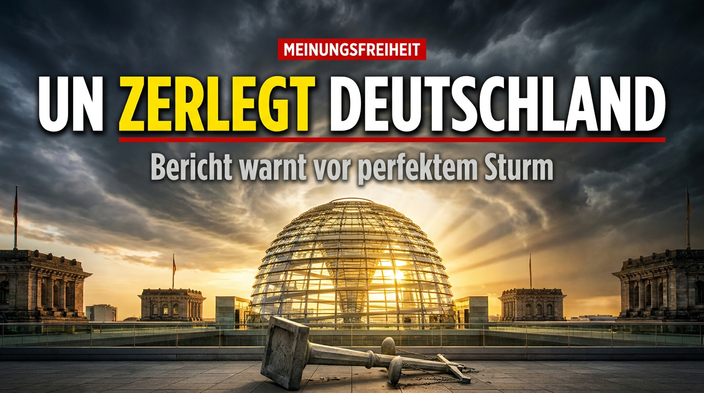 Illustration zu einer Veröffentlichung über Meinungsfreiheit in Deutschland