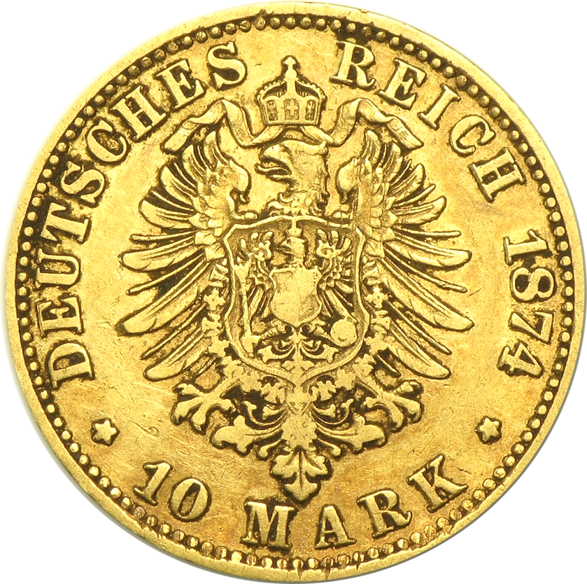 10 Mark Preußen Wilhelm I Goldmünze
