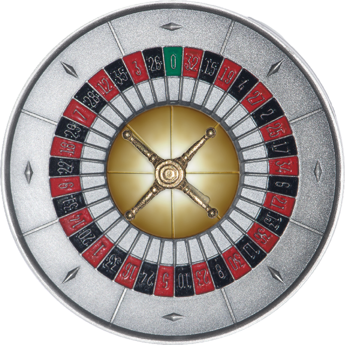 3 Unze Silber Roulette 2023 | High Relief Antik Finish