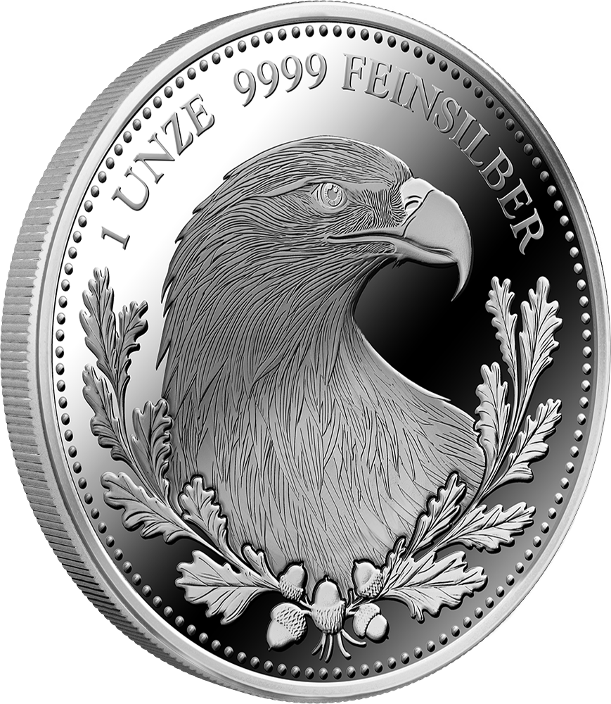1 Unze Silber Mark PP (Auflage: 1.000 | 75 Jahre Privy Mark | Polierte Platte) 