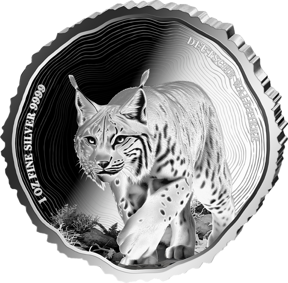 1 Unze Silber Luchs 2026 (Auflage: 1.000 | Polierte Platte)