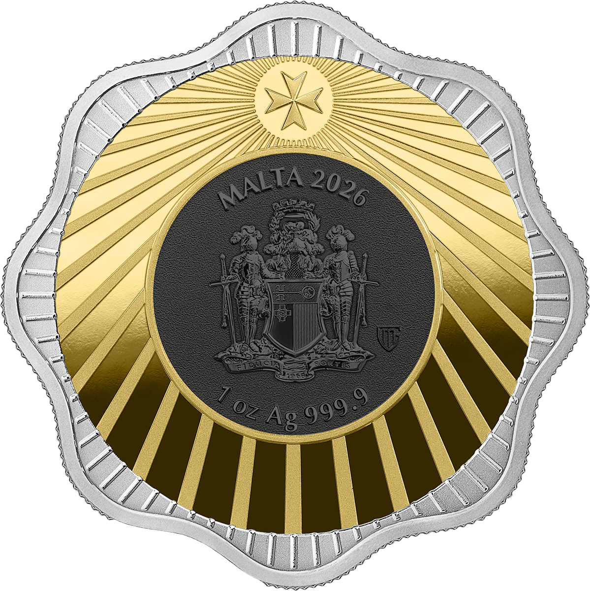 1 Unze Silber Malta 5 Euro Maltesischer Pharaonenhund 2026 (Auflage: 1.000 | teilvergoldet | Ruthenium)